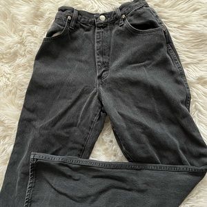 High Waisted Wrangler Denim Jeans